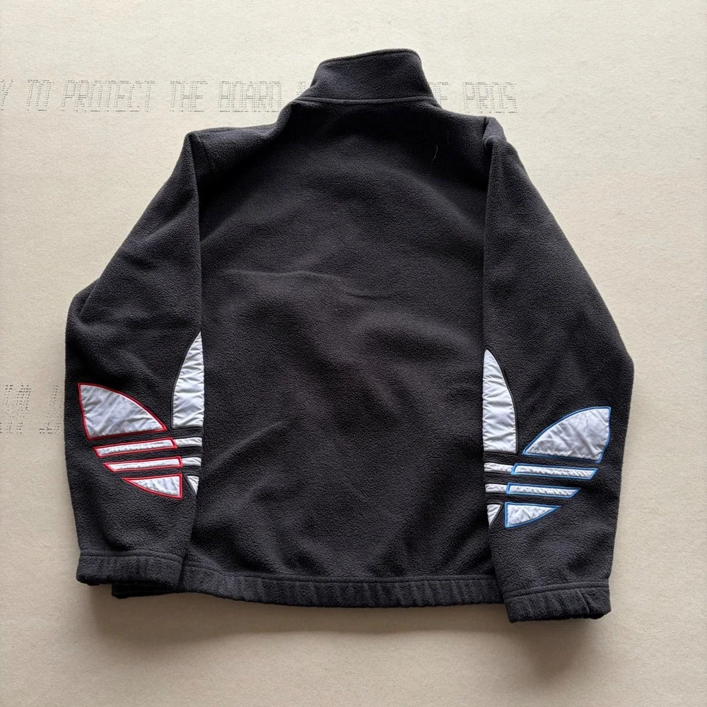 Vintage 90s/2000s Adidas 1/4 Zip Fleece Pullover Sweater
